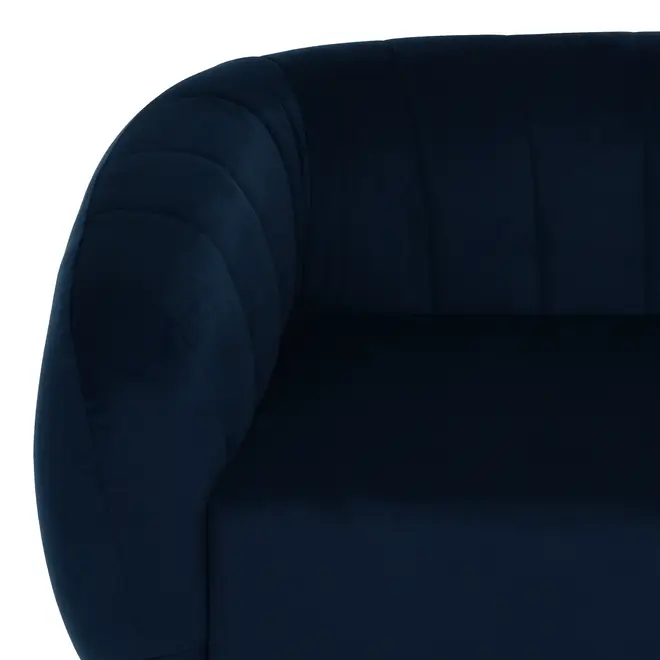 SOFÁ 2 LUGARES MARGOT - GALAXY BLUE/OURO - Foto 6