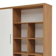 ARMÁRIO PARA ESCRITÓRIO ALTO 1 PORTA BOSS - OAK TAMMI/BRANCO - Foto 8