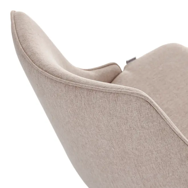 CADEIRA HOME OFFICE DANDY I - CROMADO/CAMELO - Foto 9