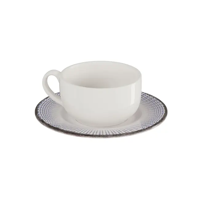 XÍCARA CAFÉ 50 ML SALINA I - BRANCO/AZUL - Foto 11