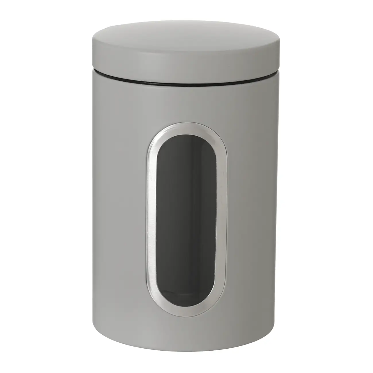POTE HERMÉTICO 1,7 L CAPSULE - CINZA/INCOLOR - Foto 1