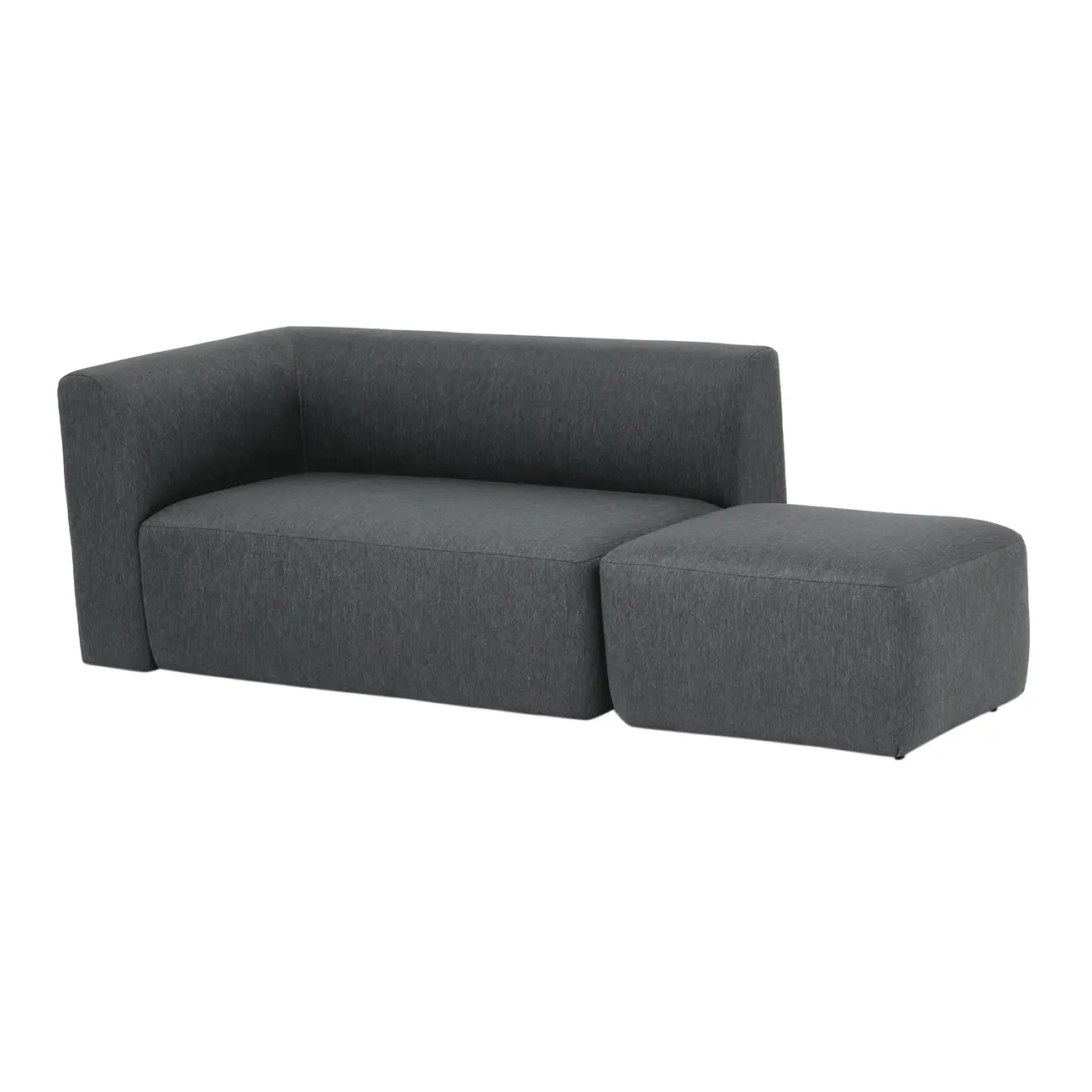 SOFÁ 2 LUGARES COM PUFF UNITS - KONKRET - Foto 2