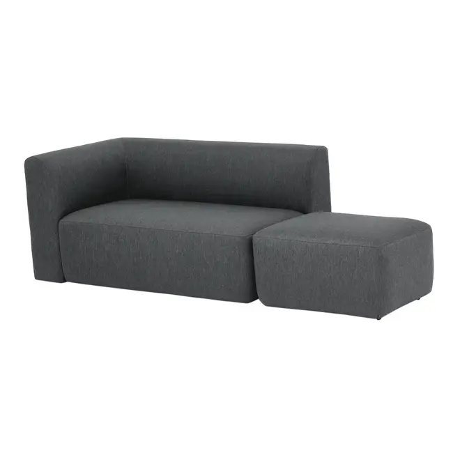 SOFÁ 2 LUGARES COM PUFF UNITS - KONKRET - Foto 2