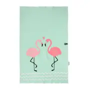 PANO DE PRATO FLAMIN-GO - MENTA/FLAMINGO - Foto 1