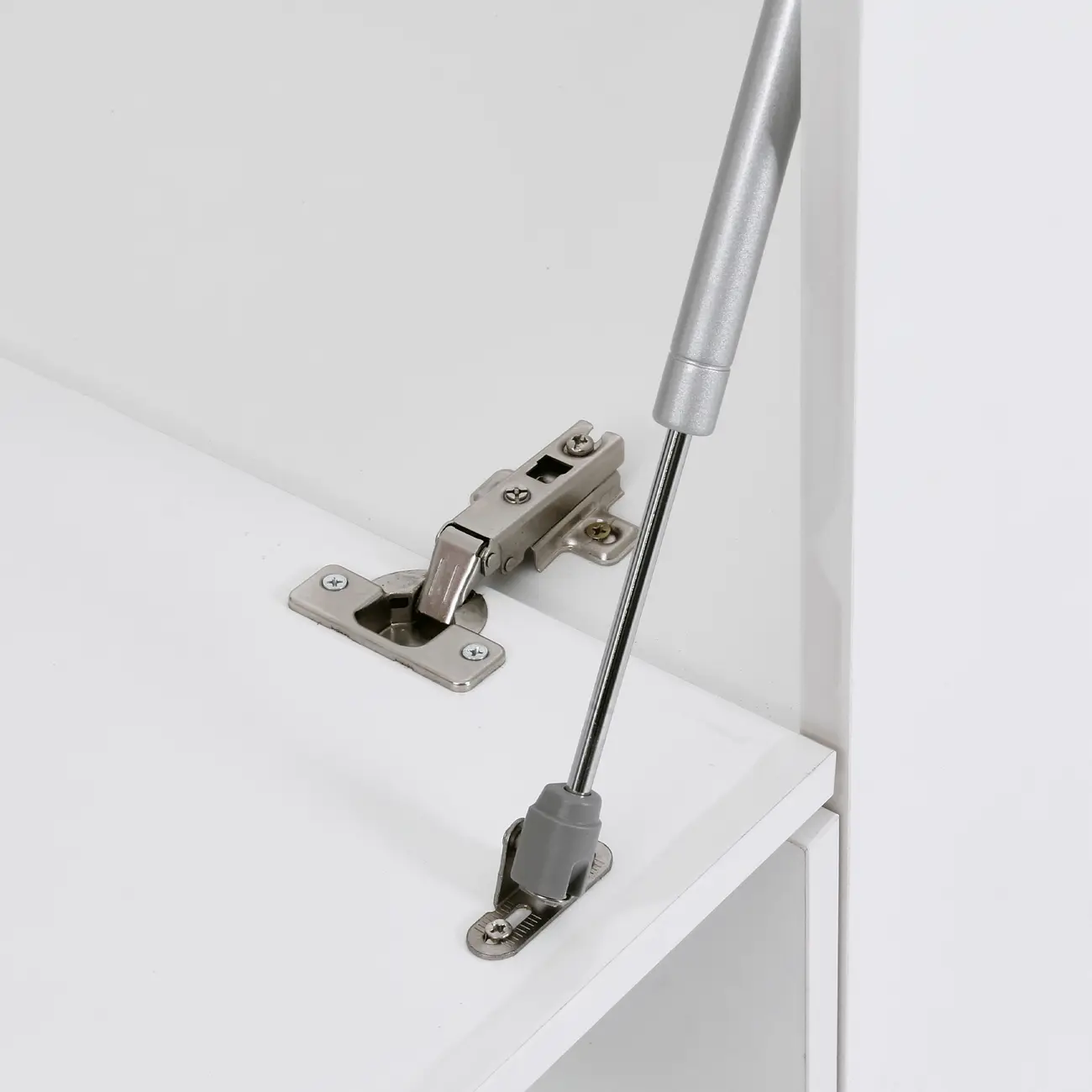ARMÁRIO DE COZINHA INFERIOR 80 CM 1 GAVETA/1 PORTA BASCULANTE PRÁTICA - BRANCO - Foto 10