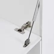 ARMÁRIO DE COZINHA INFERIOR 80 CM 1 GAVETA/1 PORTA BASCULANTE PRÁTICA - BRANCO - Foto 10