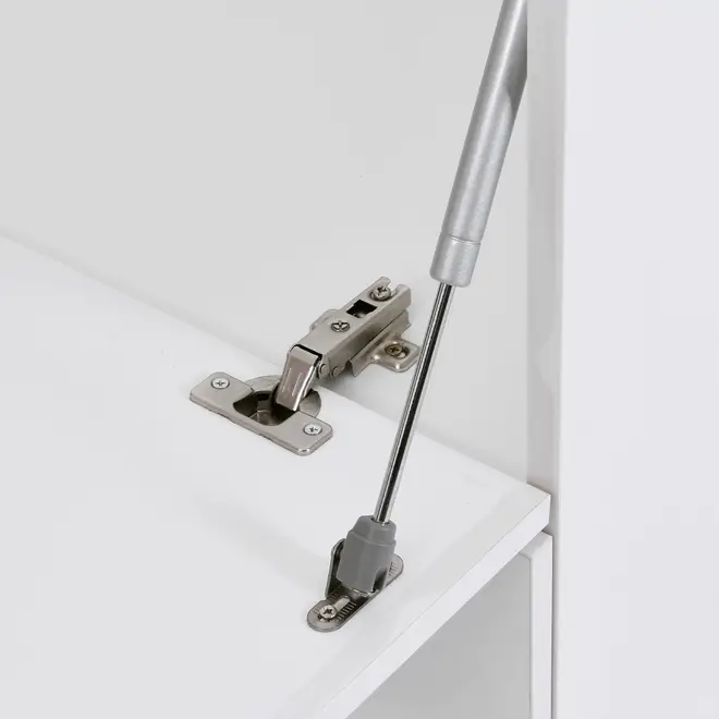ARMÁRIO DE COZINHA INFERIOR 80 CM 1 GAVETA/1 PORTA BASCULANTE PRÁTICA - BRANCO - Foto 10