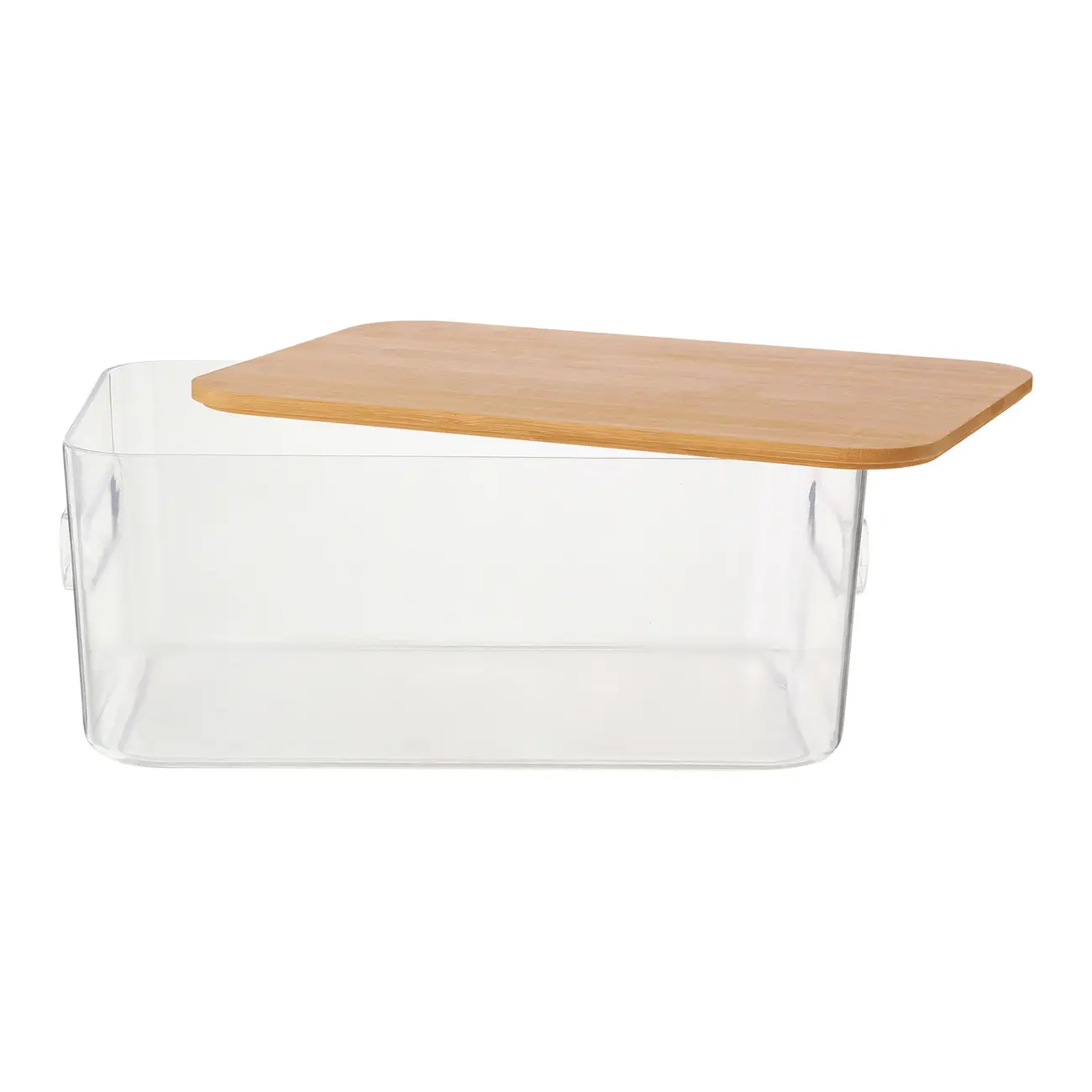 CAIXA 12 CM X 28 CM X 19 CM BAMBOO PRATIC - INCOLOR/BAMBU - Foto 5