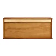 NICHO 1 PORTA DE CORRER COM PALHINHA 34 CM X 80 CM X 25 CM PALHANDI - AMÊNDOA/NATURAL - Foto 6
