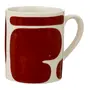 CANECA 330 ML BLOBING GROW - BRANCO/TERRACOTA - Foto 4