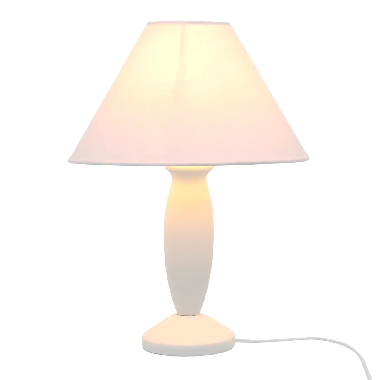 LUMINÁRIA MESA CASTILIGHT C/CÚPULA A - BRANCO/BRANCO - Foto 2