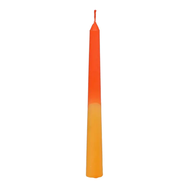 VELA CASTIÇAL CONJUNTO COM 4 PEÇAS VIBES - LARANJA LED/SORBET DE MANGA - Foto 1