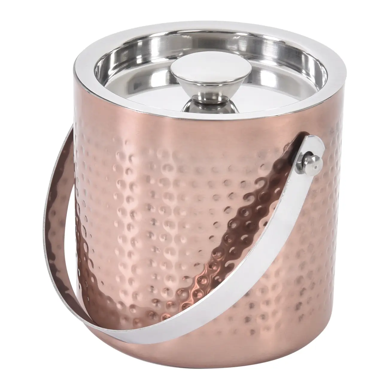 BALDE PARA GELO COM ALÇA NORSEMAN DUO - COBRE/INOX - Foto 2
