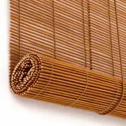 PERSIANA ROLL COM BANDÔ 1,20 M X 1,60 M BAMBU BAMBA - NOZES/BEGE - Foto 7
