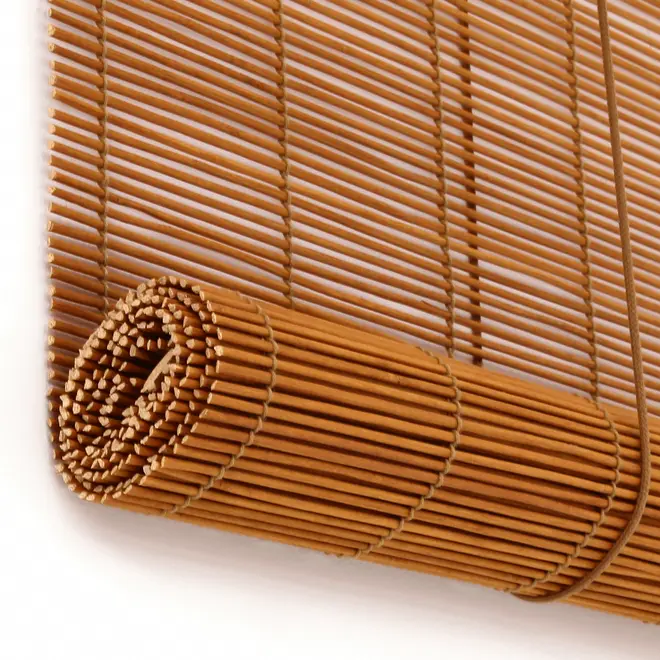 PERSIANA ROLL COM BANDÔ 1,20 M X 1,60 M BAMBU BAMBA - NOZES/BEGE - Foto 7
