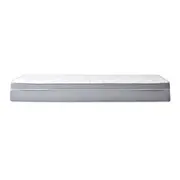 COLCHÃO SOLTEIRO COM MOLAS 88 CM X 1,88 M X 24 CM NEST - CINZA/BRANCO - Foto 1