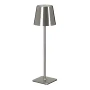 LUMINÁRIA DE MESA LED RECARREGÁVEL KROM - INOX - Foto 2