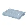 LENÇOL COM ELÁSTICO JÚNIOR INFANTIL 78 CM X 1 62 M X 18 CM DELICADÊ CADÊ - BLEU CENDRÉ/OFF WHITE - Foto 2