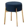 BANCO BAIXO DAISY - OURO/GALAXY BLUE - Foto 1