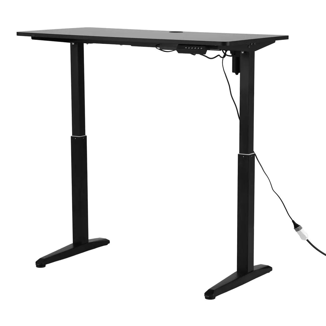 MESA REGULÁVEL ELÉTRICA 1,20 M X 60 CM ERGO - PRETO/PRETO - Foto 3