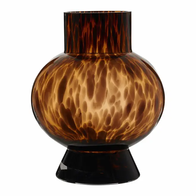 VASO 22 CM TORTOISE - AMARELO HANBAR/MARROM DE LEI - Foto 3