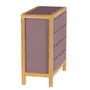 CÔMODA 4 GAVETAS 90 CM X 45 CM KANT - RUBY MOCHA/AMÊNDOA - Foto 29
