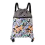 MOCHILA OLLIE - PRETO/CORES CALEIDOCOLOR - Foto 1