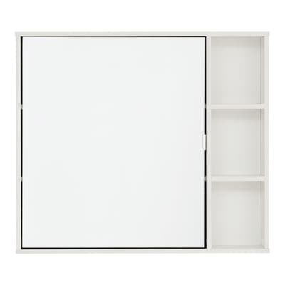 ARMÁRIO DE BANHEIRO COM ESPELHO 1 PORTA 80 CM X 70 CM SLEEK