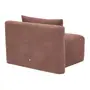 MÓDULO SOFÁ 1 LUGAR ASSENTO 75 CM SHIRO - QUARTZO ROSA - Foto 4