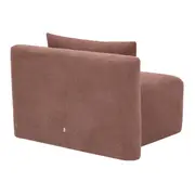 MÓDULO SOFÁ 1 LUGAR ASSENTO 75 CM SHIRO - QUARTZO ROSA - Foto 4