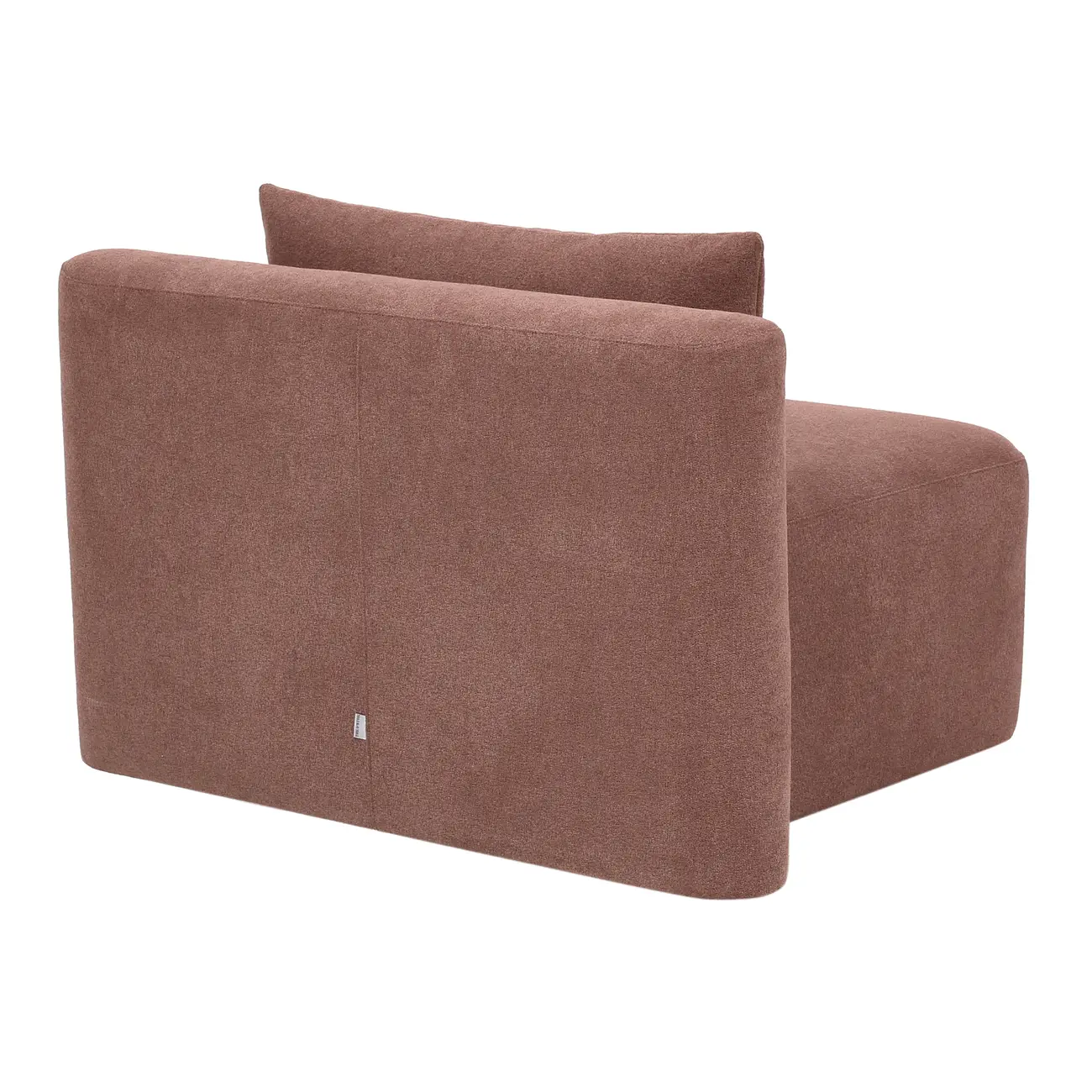 MÓDULO SOFÁ 1 LUGAR ASSENTO 75 CM SHIRO - QUARTZO ROSA - Foto 4