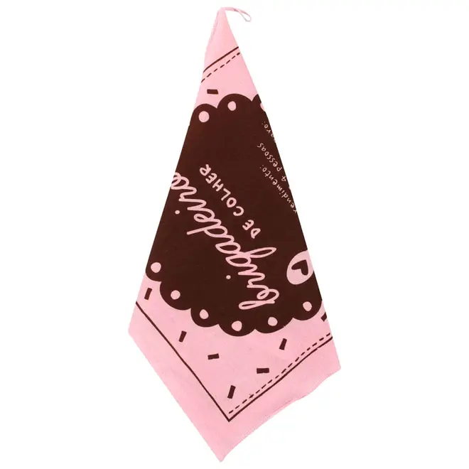 PANO DE PRATO RECEITAS BRIGADEIRO - ROSA CLARO/MARROM - Foto 1