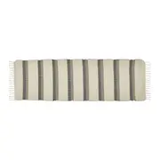 TAPETE 60 CM X 1,80 M LOOM - NATURAL/PRETO - Foto 1