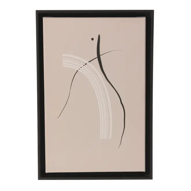 QUADRO 20 CM X 30 CM DANCING I - PRETO/MULTICOR - Foto 1