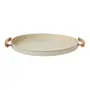 BANDEJA 36 CM MIXED BAMBOO - OFF WHITE/BAMBU - Foto 1