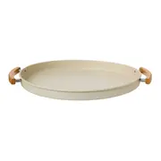 BANDEJA 36 CM MIXED BAMBOO - OFF WHITE/BAMBU - Foto 1