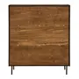 BUFFET 2 PORTAS 1,05 M X 42 CM STEAM TRUNK - ENCERADO CASTANHO/CASTANHO - Foto 7