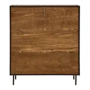 BUFFET 2 PORTAS 1,05 M X 42 CM STEAM TRUNK - ENCERADO CASTANHO/CASTANHO - Foto 7