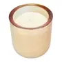 VELA POTE 9 CM SHIMMER - DOURADO/CREAM - Foto 3