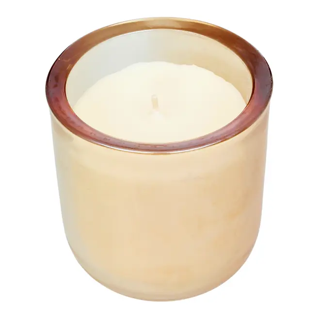 VELA POTE 9 CM SHIMMER - DOURADO/CREAM - Foto 3