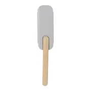 ESCOVA TIRA PELO COM SUPORTE BAMBUMIX - BAMBU/BEGE - Foto 11