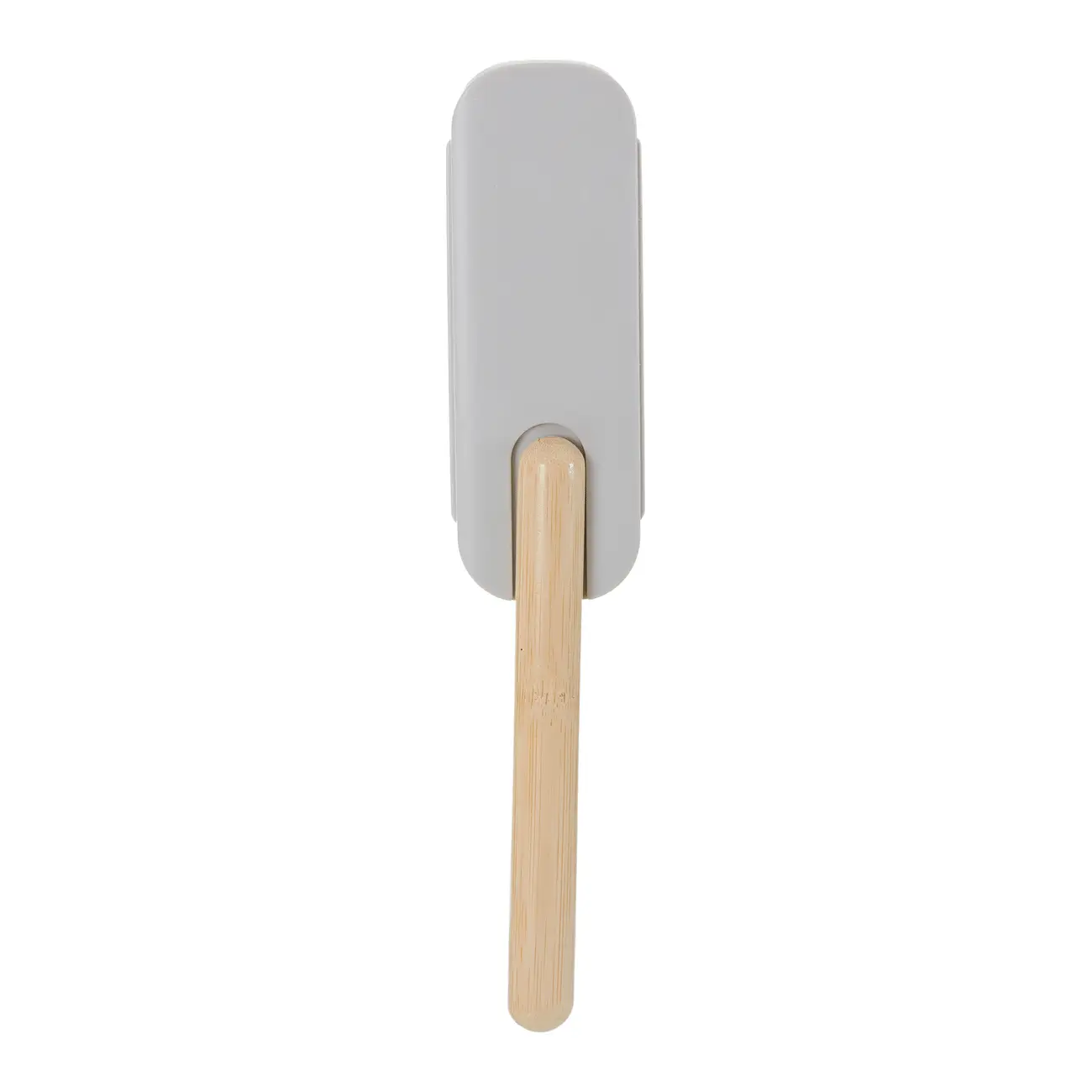 ESCOVA TIRA PELO COM SUPORTE BAMBUMIX - BAMBU/BEGE - Foto 11