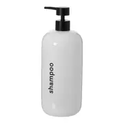 PORTA-SHAMPOO 1 L DAILY CARE - BRANCO/PRETO - Foto 2