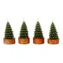 KIT COM 4 VELAS RÉCHAUD ÁRVORE VILAREJO NOEL - CIPRESTE - Foto 2