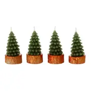 KIT COM 4 VELAS RÉCHAUD ÁRVORE VILAREJO NOEL - CIPRESTE - Foto 2