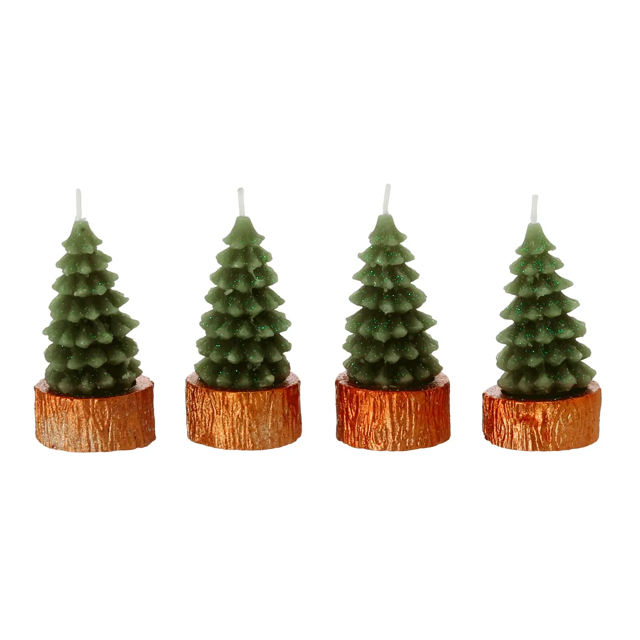 KIT COM 4 VELAS RÉCHAUD ÁRVORE VILAREJO NOEL - CIPRESTE - Foto 2