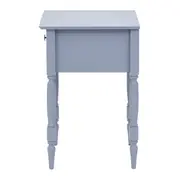 MESA DE CABECEIRA 1 GAVETA CAMPAGNE - BLEU CENDRÉ - Foto 4