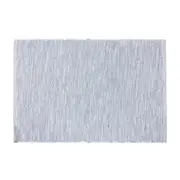 LUGAR AMERICANO TECIDO COM 4 PEÇAS IGARAPÉ - AZUL/BRANCO - Foto 3