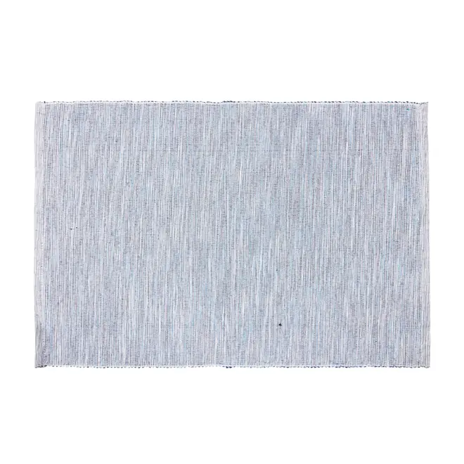 LUGAR AMERICANO TECIDO COM 4 PEÇAS IGARAPÉ - AZUL/BRANCO - Foto 3