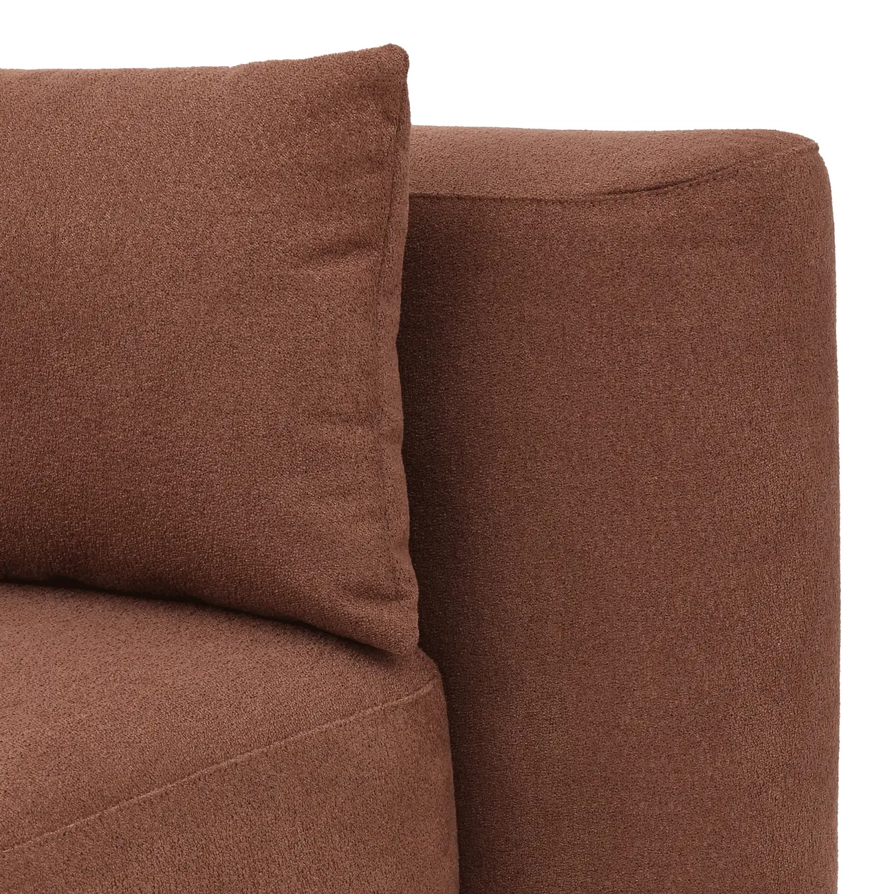 MÓDULO SOFÁ 1 LUGAR ASSENTO 75 CM SHIRO - RUBY MOCHA - Foto 7